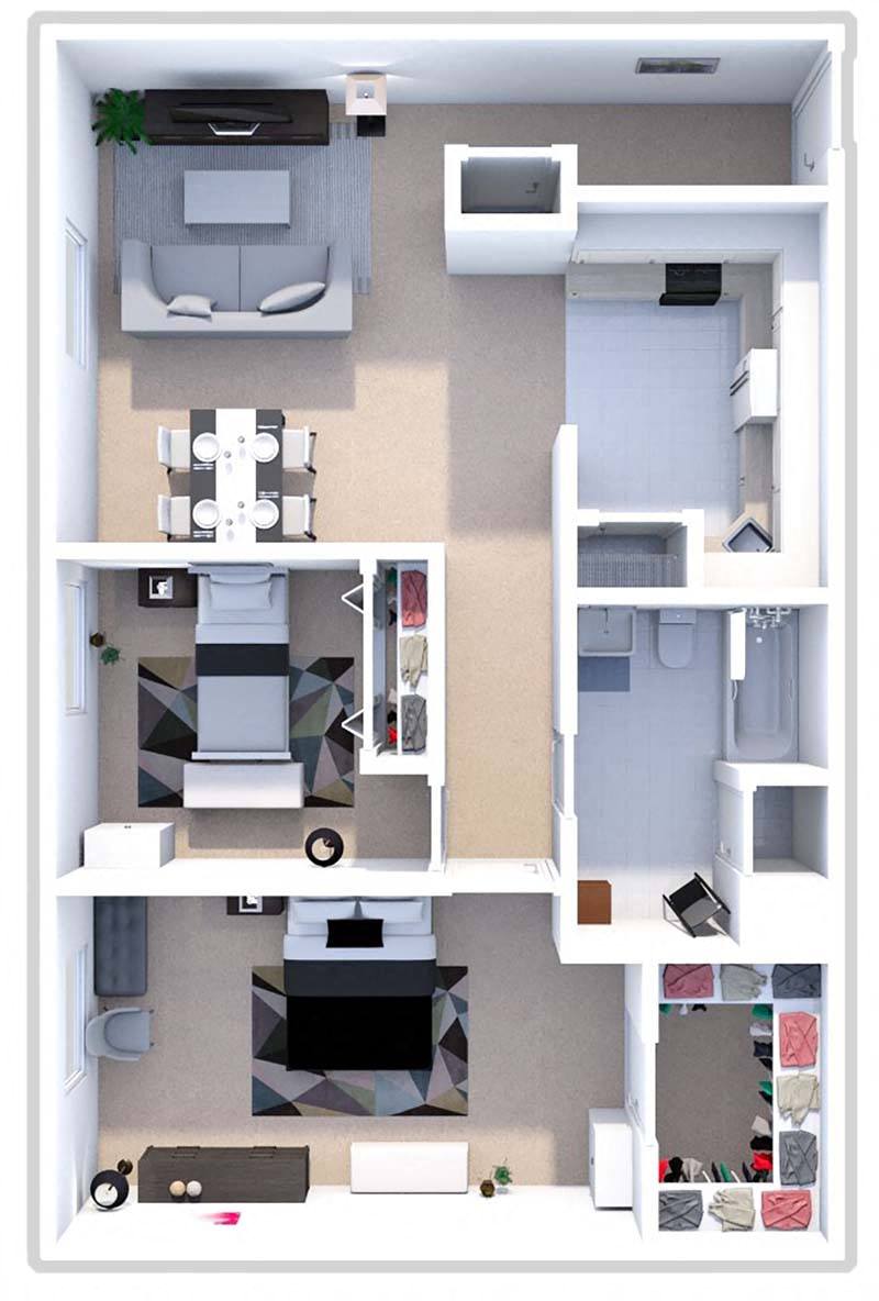 The St Clair floor plan